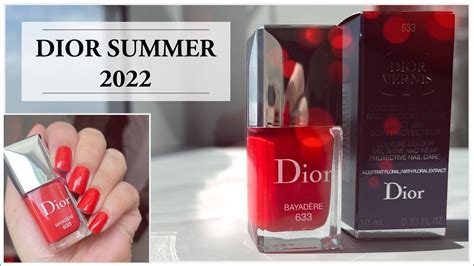 DIOR VERNIS BAYADERE 633 • Nail Polish Swatch, Review, 